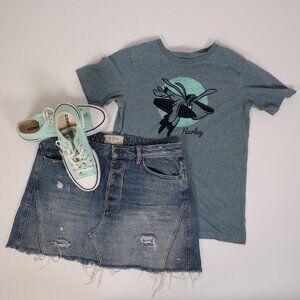 Kids Hurley Pelican Surfboard Graphic T‑Shirt – Size Large